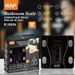 RAF Bluetooth Elektronische Körperwaage, Hochpräzise, langlebige Haushaltswaage mit Glasplattform_voghion.com