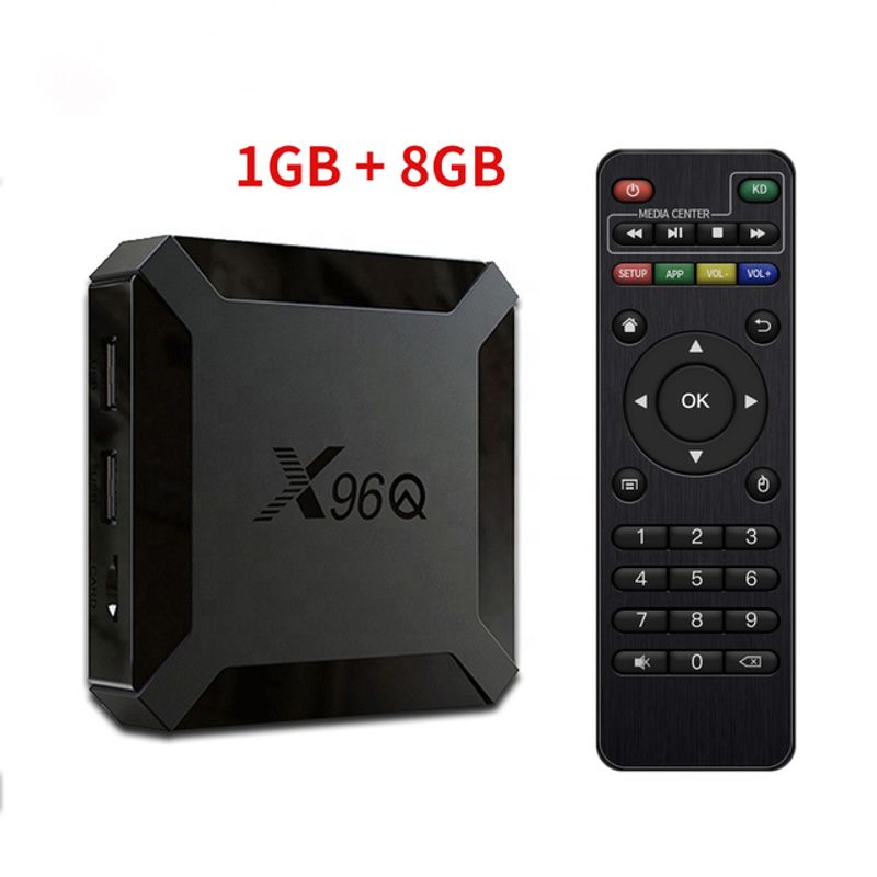 X96Q Smart TV Box Android 10 Allwinner H313 2.4G Wifi 3D Google 2G16G HDR10+ 4K 60fps Media Player Set Top Box Console TVBOX_voghion.com