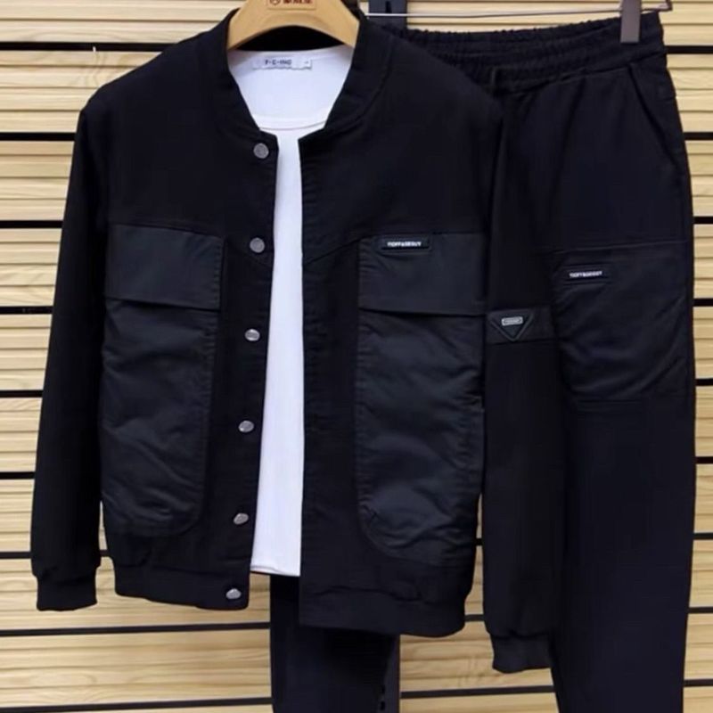 Conjunto de dos piezas sencillo, cómodo, versátil y ajustado para otoño e invierno, de nueva marca, moderno y cómodo._voghion.com