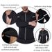 Vêtements de sport, combinaison de sauna à manches longues avec revêtement argenté, combinaison anti-transpiration à séchage rapide, tenue de fitness pour homme_voghion.com