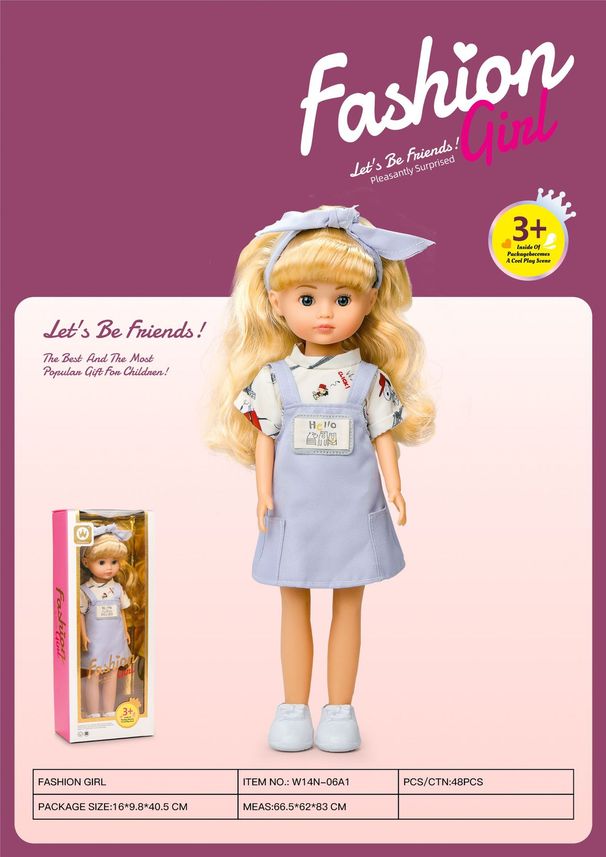 New 14-inch vinyl doll beautiful girl series children's play house toys girls toy gifts_voghion.com