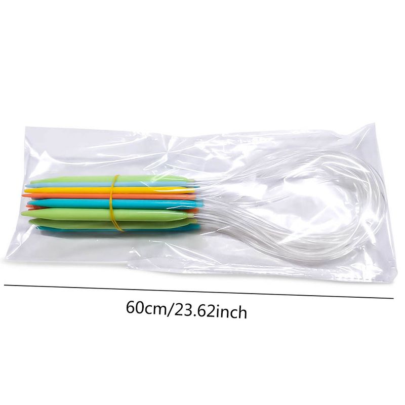 Sweater needle knitting tool plastic ABS color circular needle length 80CM60cm40CM_voghion.com