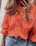 Women's long-sleeved ruffled shirts and women's shirts_voghion.com