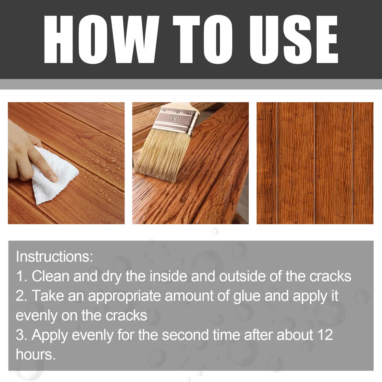 Colle étanche et anti-fuite, colle étanche transparente pour salle de bain, mur extérieur étanche, revêtement étanche sans brique_voghion.com