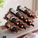 Desktop Living Room Ornament Slanted Multi-layer Home Cabinet Shelf Storage Simple Wine Rack_voghion.com