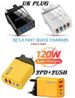 4 Multi-Port Schnellladefunktion UK-Stecker USB-Hub Netzladegerät Adapter Telefone_voghion.com