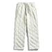 Men's Plaid Fleece-Lined Casual Pants - Winter Warm Straight Leg Trousers With Belt, Elastic Waist & Pockets (White, Gray, Black)_voghion.com