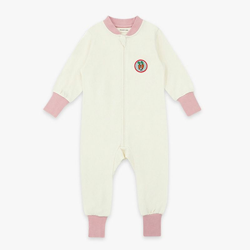 Spot Spring New PS Vêtements mignons pour enfants rampants pour enfants dessin animé Spot imprimé fermeture éclair cardigan combinaison_voghion.com