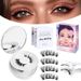 2er-Set magnetische falsche Wimpern – ohne Kleber, natürlicher Nude-Look mit Nerzhaar (Internet-Promi-Stil, wiederverwendbar)_voghion.com