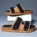 Sandales d'été tendance pour hommes, semelle épaisse et velcro, de qualité imbattable, de marque unique_voghion.com