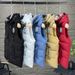 Men's Clothing Men's Cotton Vest Winter Men's New Hooded Cotton Waistcoat Jacket Overalls Class Clothes Printing LOGO_voghion.com