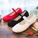 Flat Shoes With Cow Tendon Sole, Solid Color Women's Single Spring And Summer New Items, Embroidered Cloth Shoes, Plate_voghion.com