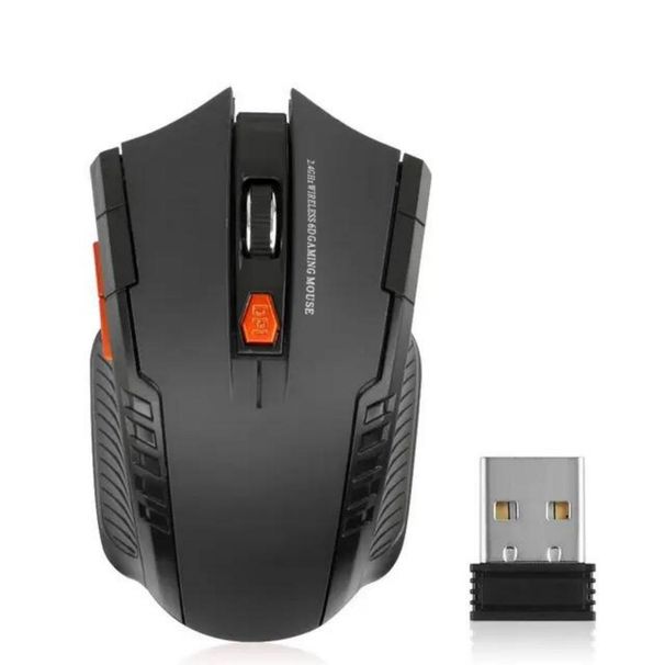 2,4g Drahtlose Maus 1600dpi Optischer Maus Spieler per computer 6 tasti Drahtlose Mäuse con USB-Empfänger per PC Laptop-Zubehör_voghion.com