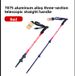 Telescopic 7075 Generation Printed Foam Handle Metal Buckle Hiking Pole Anti-Slip Lightweight Climbing_voghion.com