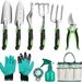 Forniture da giardino Set di attrezzi da giardino da 10 pezzi Set di attrezzi da giardinaggio da 10 pezzi_voghion.com