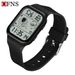 Unisex Square Digital Watch With LED Backlight, Alarm & Water Resistance – Stylish & Functional For Everyday Wear Luminous Electronic Watch_voghion.com