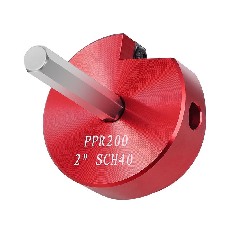2 In PVC Pipe Reamer Tool Pipe Fitting Saver Of Aluminum Alloy For SCH 40_voghion.com