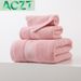 Pure ACZT Household Square Bah Towel Three Piece Se Enlarged Thick Large Size Bahing And Face Washing Wih Coon_voghion.com