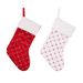 Home & Garden New Christmas Decoration High-end Christmas Stocking Red Christmas Stocking Gift Bag Tree Hanging Gift Socks_voghion.com