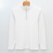 High-End Lulu Style Shirt Long Sleeve Thermal Fleece Nylon High Elastic Men's T-Shirt Sports Half-Zip Sweatshirt For Men_voghion.com