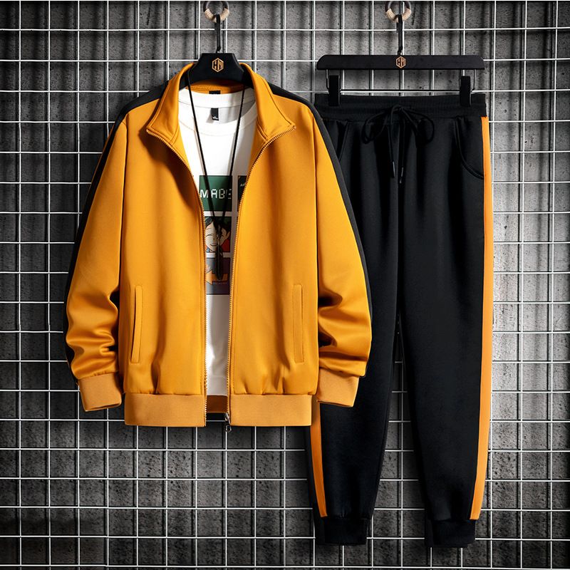 Men's Clothing Sports suit men 2024 spring new urban fashion youth trend cardigan sports suit men_voghion.com