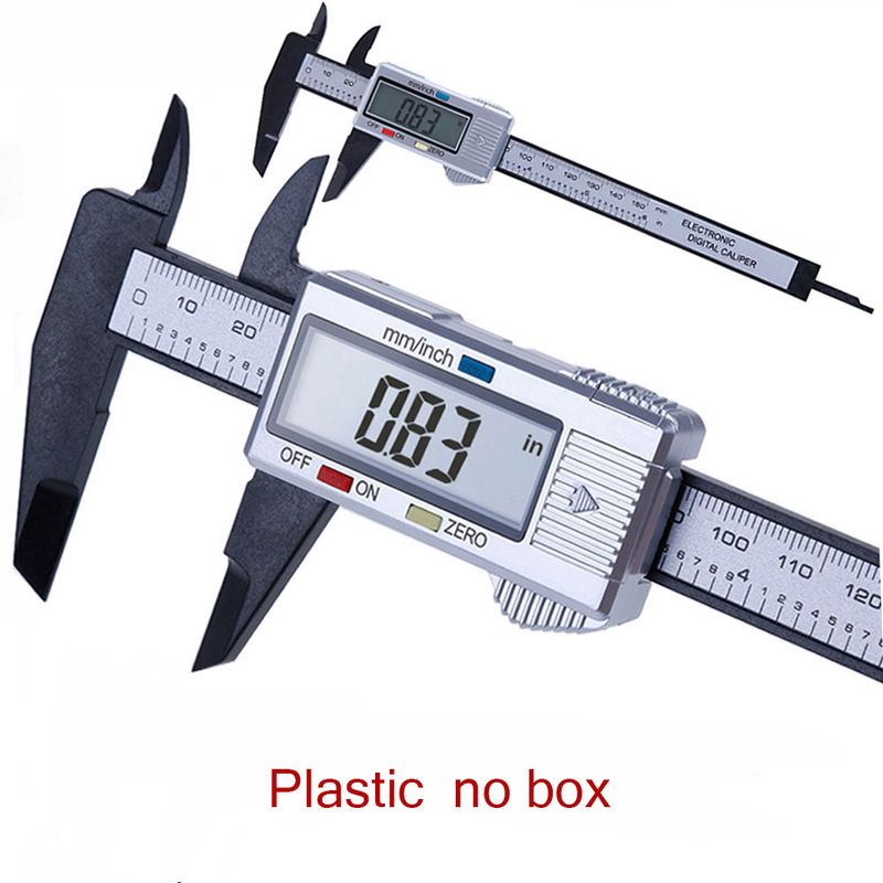 Εργαλείο μέτρησης Vernier δαγκάνες 150mm Ψηφιακός χάλυβας από ανοξείδωτο χάλυβα Όργανο μέτρησης ψηφιακού χάρακα 6 ιντσών_voghion.com