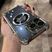 Fashion Luxury Plating Magnetic For Case For 15 14 13 12 11 Pro Max Plus Magnetic Wireless Charge Shockproof Protector Cases Cover_voghion.com