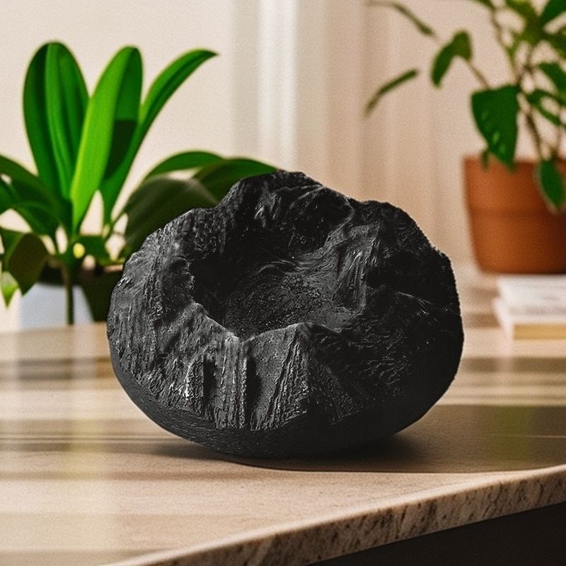 Fashionabl Hom Icbrg Ashtray Crativ Gift Bar Homstay Light Luxury Dcoration Nw Chins Styl Snow Mountain_voghion.com