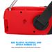 LED Disaster Hand Crank Charging Electricity Solar AM/FM For Emergency Light Radio_voghion.com
