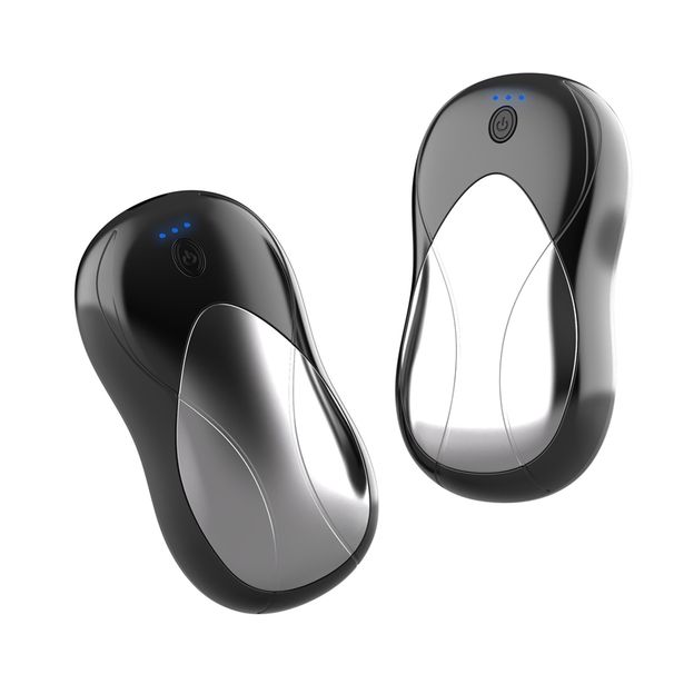 2-in1 Magnetic Self-Heating Hand Warmer With Large Capacity And Digital Display Portable Heater For Outdoor Activities_voghion.com