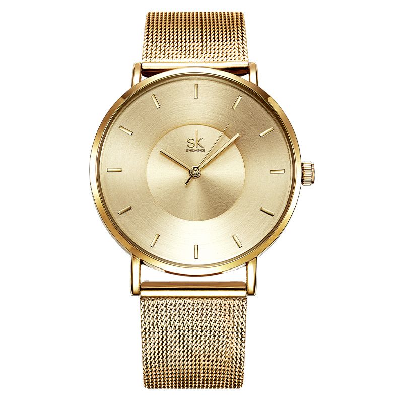  Orologio da donna SK Orologio da donna Orologio da donna minimalista alla moda, impermeabile, con cintura, orologio al quarzo_voghion.com