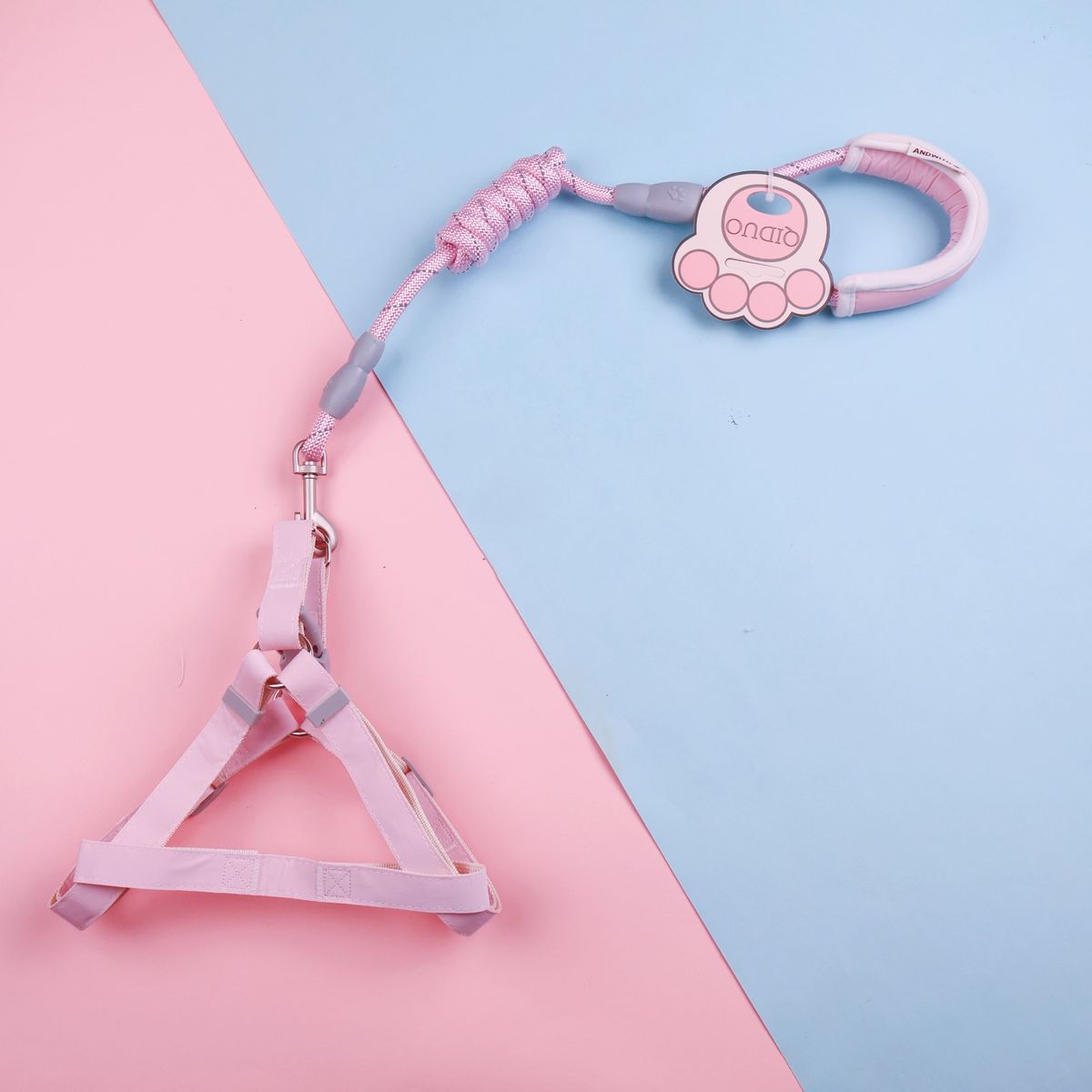 Leash For Medium And Large Dogs, Chest With Foam Handle, Dog Walking Leash, Round Rope Pet Harness_voghion.com