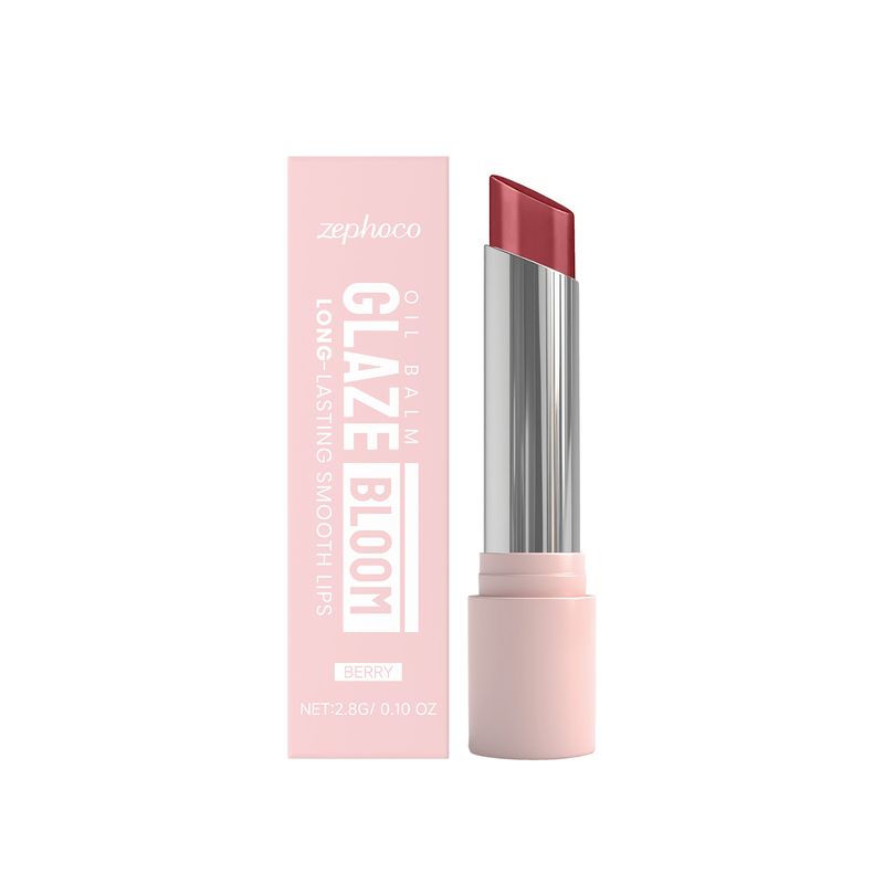 ZEPHOCO Fruit Pulp Color Smooth Lip Balm Daily Care Moisturizing Hydrating Nourishing Plumping Lips Natural Gloss_voghion.com