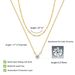 Collana da donna di alta qualità con ciondolo in zircone intarsiato di lusso a doppio strato in ottone placcato in oro vero, vendita calda_voghion.com