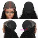 Glueless Human Hair Bob Wig Ombre Deep Wave Lace Front Natural Color_voghion.com