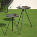 Alloy Steel Picnic And Chairs Portable Camping Round Supplies Equipment Set Outdoor Small Table_voghion.com
