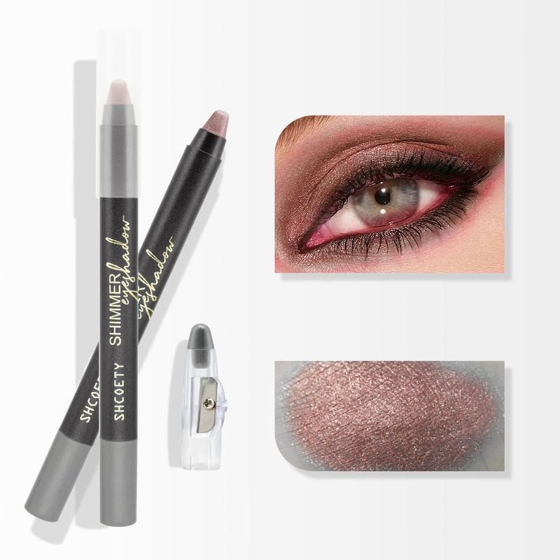 Lidschatten 10 Farben Perlglanz Lidschattenstift Ohne Verschmieren Mit Anspitzer Eyeliner Stift Schäumend_voghion.com