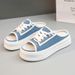 K8701 Canvas Half Summer Versatile Shoes Breathable Thick Sole Height-Increasing Slippers Student Sandals For Women_voghion.com