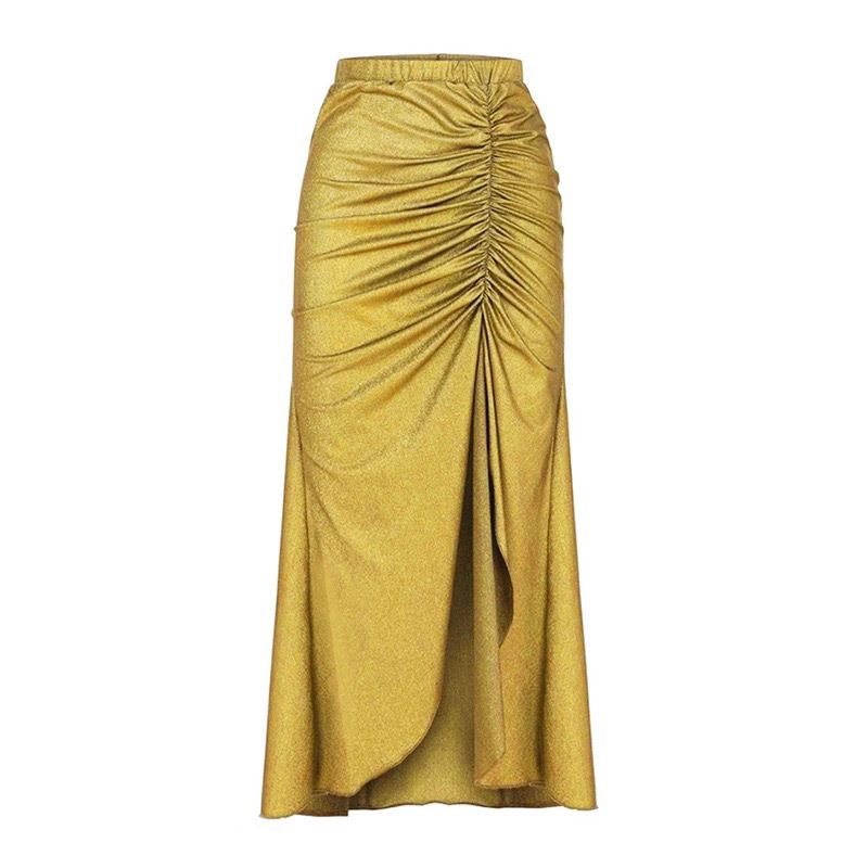 Women's Clothing Bikini Three Piece High Waist Split Swimsuit Women Bohemian Style Solid Color Sexy Women's Swimwear_voghion.com