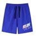 Kids Clothing Boys' loose outdoor quick-drying stretch beach print gradient shorts elastic waist string casual pants_voghion.com