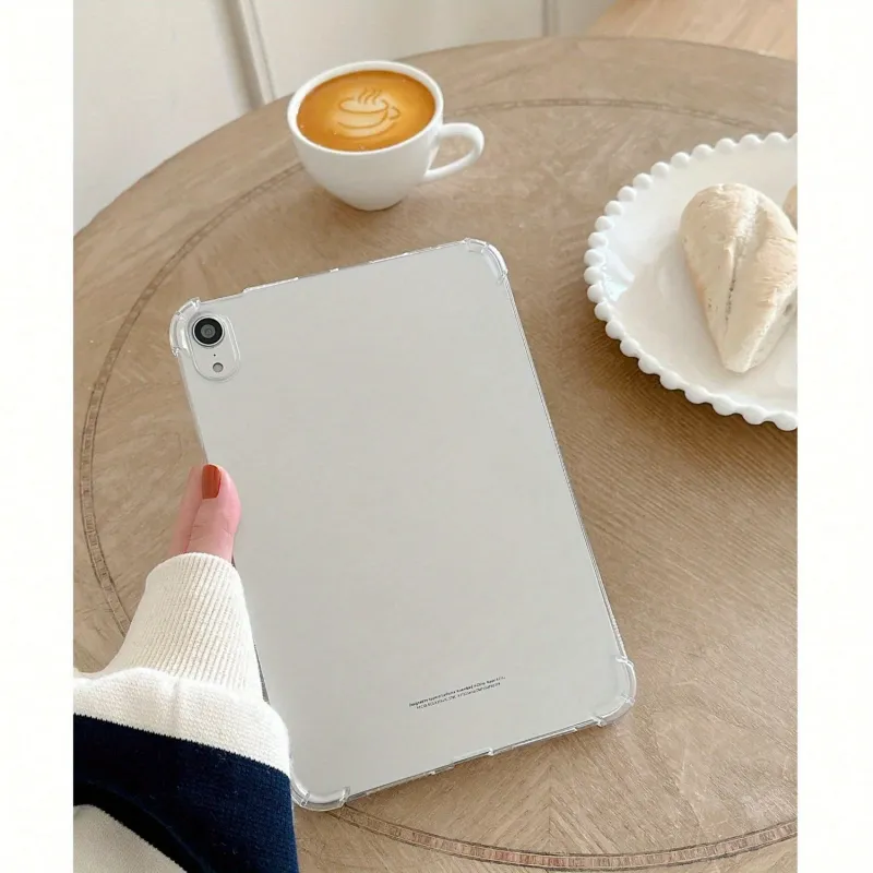 Transparent Tablet Protective Case with Anti-fall Four Corner, Compatible with Ipad and Samsung 1pcs_voghion.com