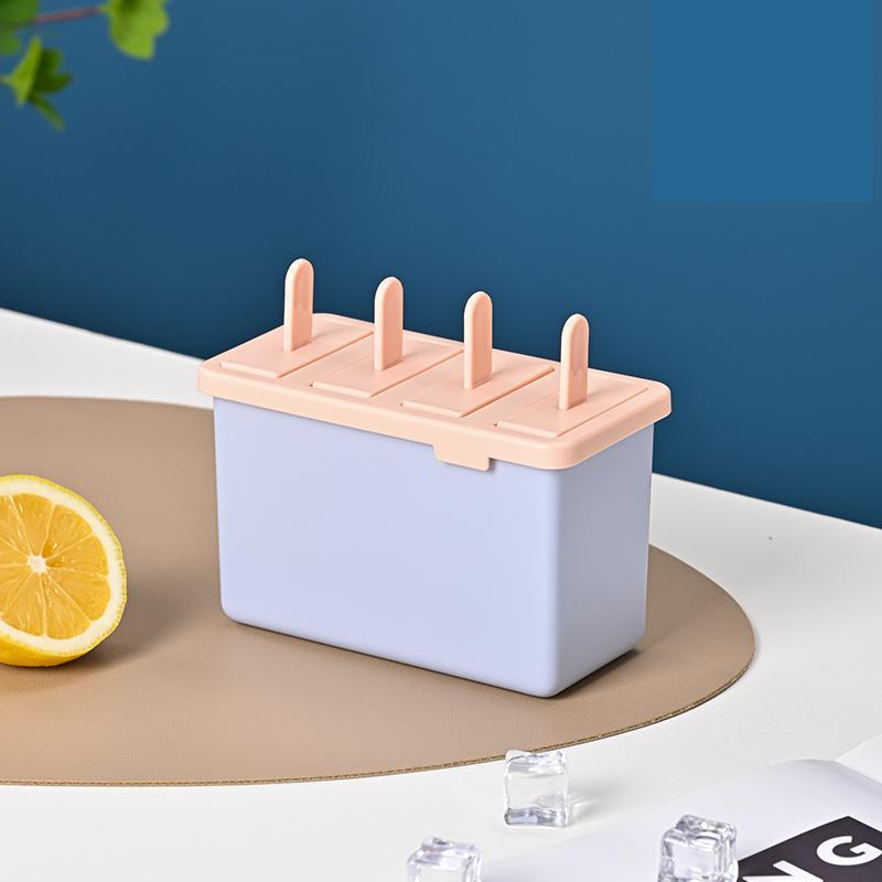 Ice Popsicle Molds, Food Grade, With A Lid, Home Made Grinding For Making Popsicles And Cube Boxes. They Are Homemade_voghion.com