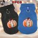Felpe con cappuccio in stile Halloween a forma di canguro, 2 pezzi, mantengono il tuo animale domestico al caldo in autunno e inverno. Include una tasca posteriore, ideale per passeggiate e avventure._voghion.com