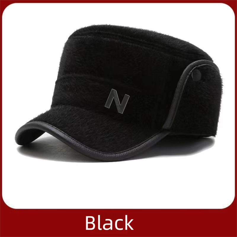 Cappello in cotone con protezione per le orecchie per ciclismo e attività all'aperto, foderato e ispessito per proteggere il collo, antifreddo e caldo, casual e versatile_voghion.com