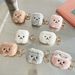 Plush teddy bear suitable 3 cases, 2nd airpods Bluetooth, 3rd generation Pro headphone cover, protective case for women_voghion.com