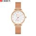 Women's Slim Waterproof Quartz Watch With Date Display, Mesh Strap, Round Dial, Casual Fashion Timepiece Waterproof Watch Ultra Thin Calendar Quartz_voghion.com