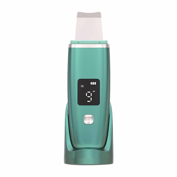 Spatule exfoliante pour le visage, ionique positive, vibration, éliminateur de points noirs, 4 modes, ZCC_voghion.com