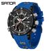 Electronic Watch Multi-functional Men's Watch Waterproof Glow-in-the-dark Alarm Clock Watch_voghion.com