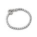 Bracciale da donna a forma di cuore in argento sterling 925 con diamanti ad alto tenore di carbonio, design minimalista ed elegante per l'uso quotidiano._voghion.com