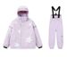 Kids' Ski Jacket & Pants Set – Waterproof Snowsuit For Boys & Girls With Reflective Details (Glacier Purple/Pink Diamond/Blue/Yellow-Green)_voghion.com
